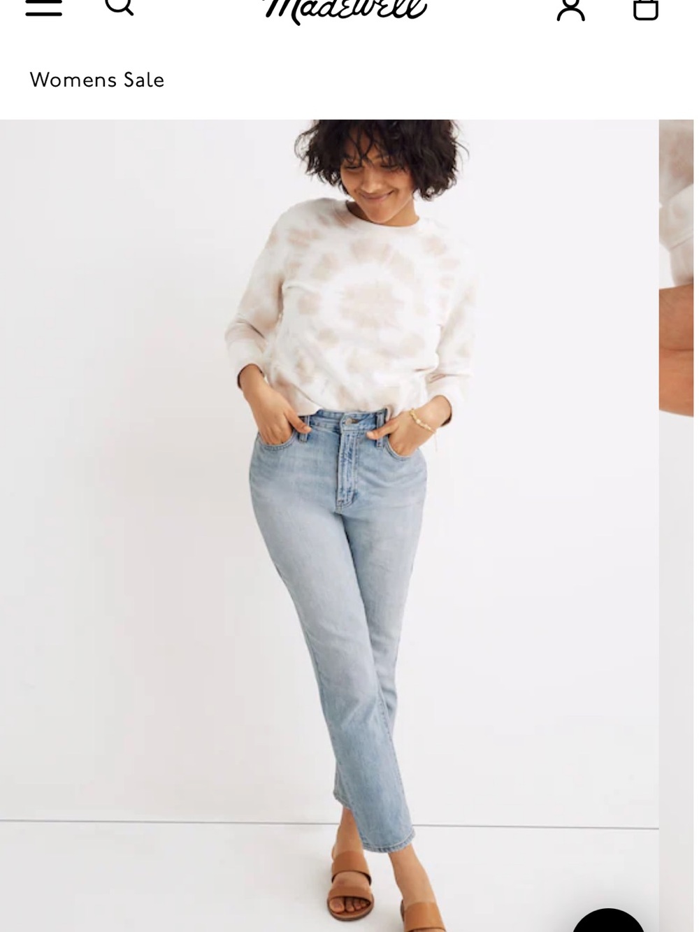 Madewell Tall Curvy Perfect Vintage Jean in Fitzgerald Wash 26 TALL